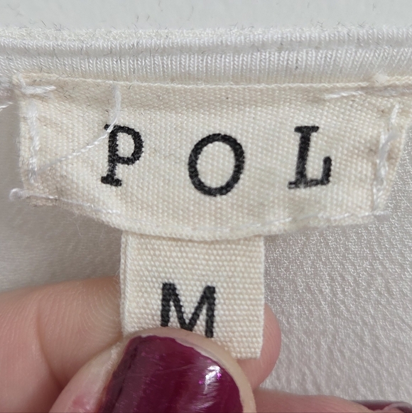 POL White Floral Lace Blouse - Picture 5 of 7